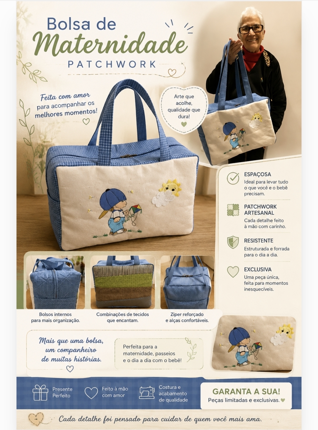 Patchwork e Trabalhos Manuais, por Katia Otaga